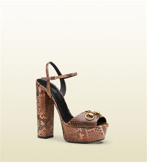 gucci python platform sandals|Gucci platform sandals nordstrom.